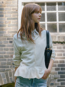 Hienna Frill Wool Cardigan