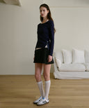 Lib Halter Neck Layered T-shirt