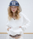 Letters Archive V-Neck Hoodie