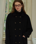 Noah Double Button Boucle Half Coat