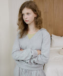 Letters Archive V-Neck Hoodie