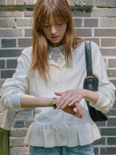 Hienna Frill Wool Cardigan