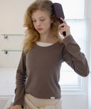 Letters Flower Layered T-Shirt