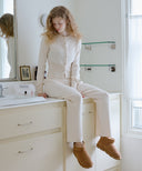 Letters Knit Pants