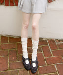 Letters Soft Knee-High Socks