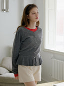 Hienna Frill Wool Cardigan