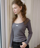 Letters Two-Way Slim T-Shirt