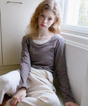 Letters Flower Layered T-Shirt
