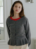 Hienna Frill Wool Cardigan