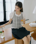 Letters Label Halter Neck Top
