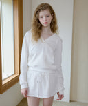 Letters Layered Skirt Pants