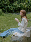 Hienna Frill Wool Cardigan