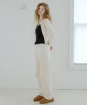 Letters Knit Pants