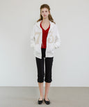 Letters 73 Cotton Hooded Zip-Up
