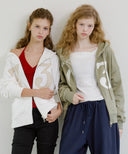 Letters 73 Cotton Hooded Zip-Up