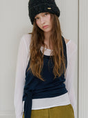 Halter Layered Soft Top