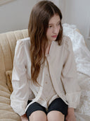Eleanor Ribbon Tie Blouse