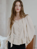 Eleanor Ribbon Tie Blouse