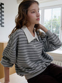 Bedis Rugby Stripe Sweatshirt