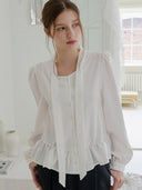 Eleanor Ribbon Tie Blouse