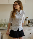 Pave Slim Fit Half Shirt