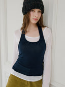 Halter Layered Soft Top