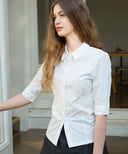 Pave Slim Fit Half Shirt