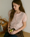 Pineh Mohair Half Cardigan