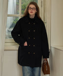 Noah Double Button Boucle Half Coat