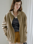 Rest Suede Overfit Jacket