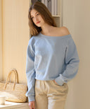 Edin Off-shoulder Sweatshirt