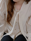 Eleanor Ribbon Tie Blouse
