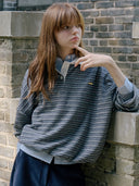 Bedis Rugby Stripe Sweatshirt