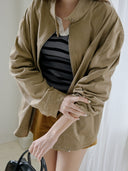 Rest Suede Overfit Jacket