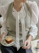 Eleanor Ribbon Tie Blouse