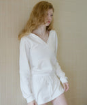 Letters Archive V-Neck Hoodie
