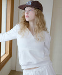 Letters Archive V-Neck Hoodie