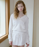 Letters Archive V-Neck Hoodie