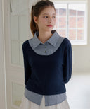 Chase Layered Collar Top