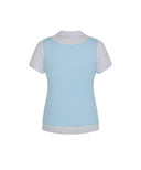 [予約販売/8月下旬入庫予定] Letters Double Layered PK Collar Shirt