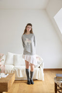 Candle Asymmetrical Frill Skirt