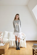 Horse Flower Patchwork T-Shirt