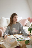 Horse Flower Patchwork T-Shirt