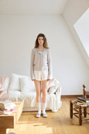 Haila Scallop Layered Cardigan