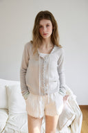 Haila Scallop Layered Cardigan