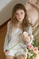 Haila Scallop Layered Cardigan