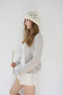 Scallop Punched Knit Beanie