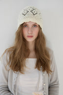 Scallop Punched Knit Beanie