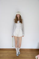 Haila Scallop Layered Cardigan