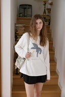 Horse Flower Patchwork T-Shirt